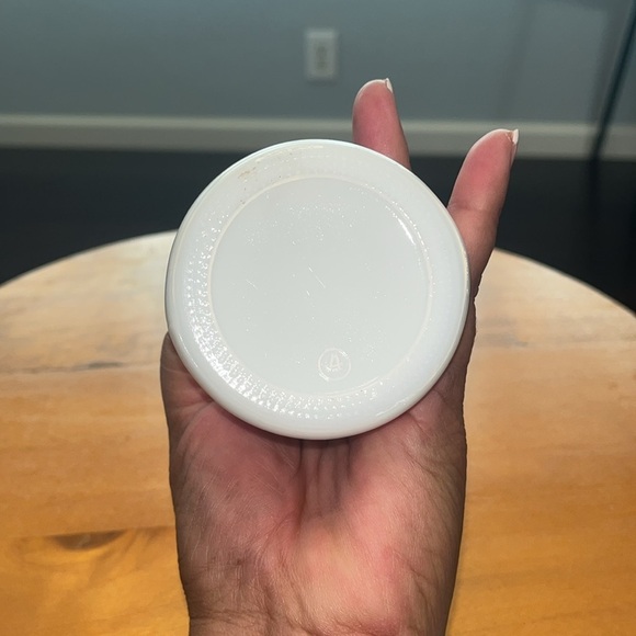 Vintage Randall White Milk Glass Beehive Bud Vase 6" Tall. Two for sale. - Picture 4 of 5